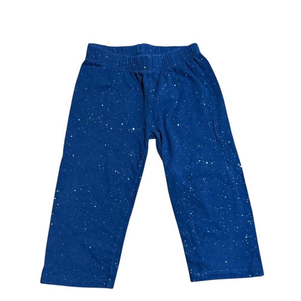 GAP Kids Navy Blue Speckled Leggings Girls Size S 6–7